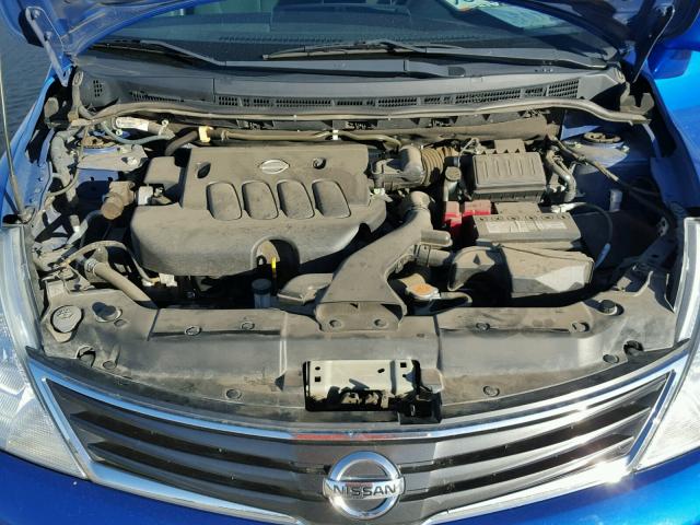 3N1BC1CP3BL497939 - 2011 NISSAN VERSA S BLUE photo 7