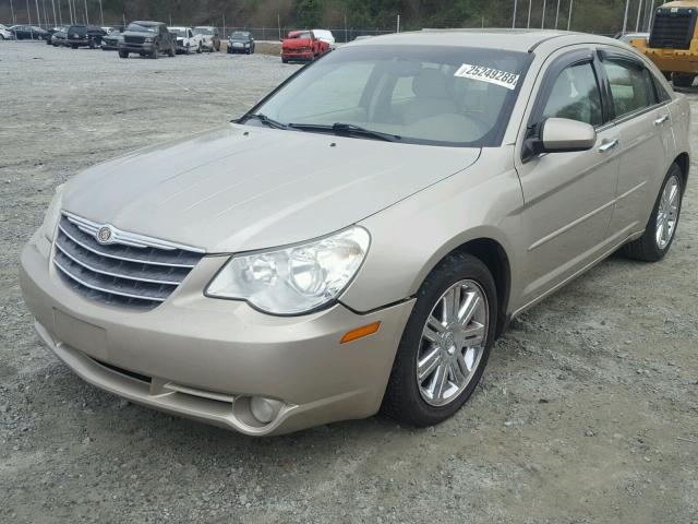 1C3LC66M88N114879 - 2008 CHRYSLER SEBRING LI GOLD photo 2