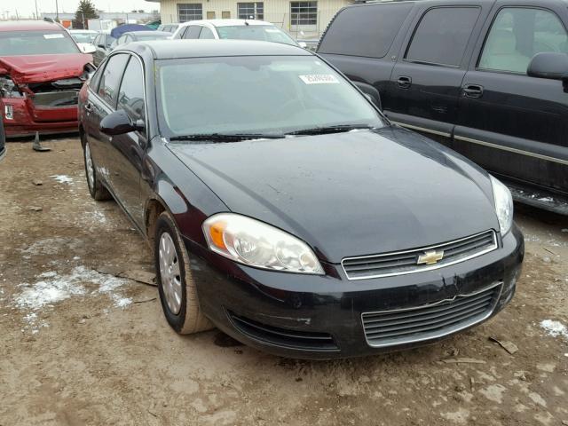 2G1WB58K689162720 - 2008 CHEVROLET IMPALA LS BLACK photo 1