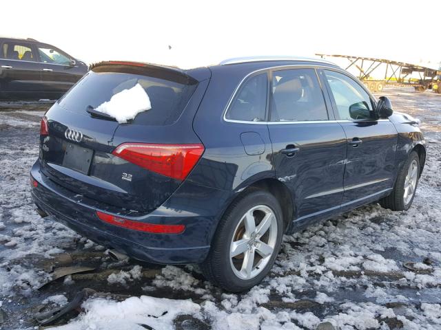 WA1VKAFP8AA076789 - 2010 AUDI Q5 PRESTIG BLUE photo 4