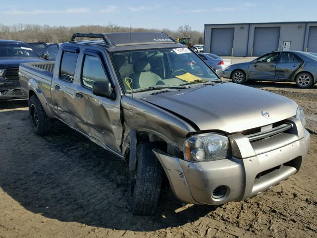 1N6ED29X04C434717 - 2004 NISSAN FRONTIER C GRAY photo 1