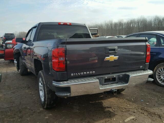 1GCVKREC9EZ404425 - 2014 CHEVROLET SILVERADO BLACK photo 3