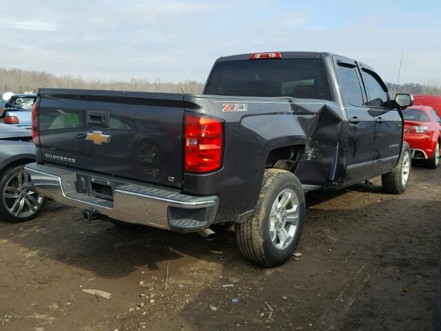 1GCVKREC9EZ404425 - 2014 CHEVROLET SILVERADO BLACK photo 4