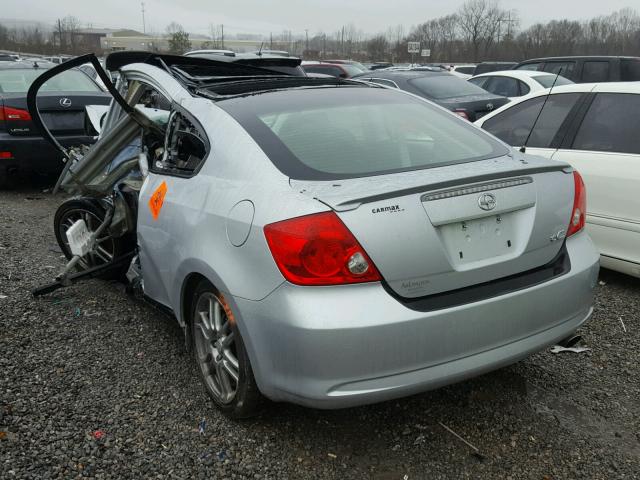 JTKDE177050056256 - 2005 TOYOTA SCION TC GRAY photo 3