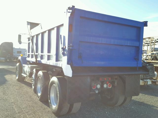 1XKDAP8X4EJ409052 - 2014 KENWORTH CONSTRUCTI BLUE photo 3