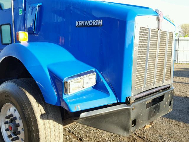 1XKDAP8X4EJ409052 - 2014 KENWORTH CONSTRUCTI BLUE photo 9