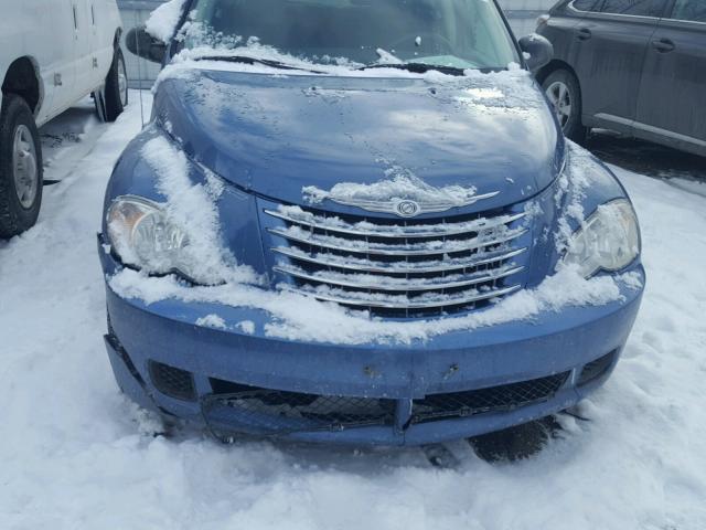 3A4FY48B27T591195 - 2007 CHRYSLER PT CRUISER BLUE photo 9