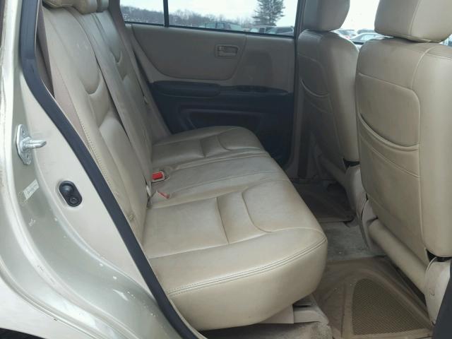 JTEGD21A110009860 - 2001 TOYOTA HIGHLANDER TAN photo 6