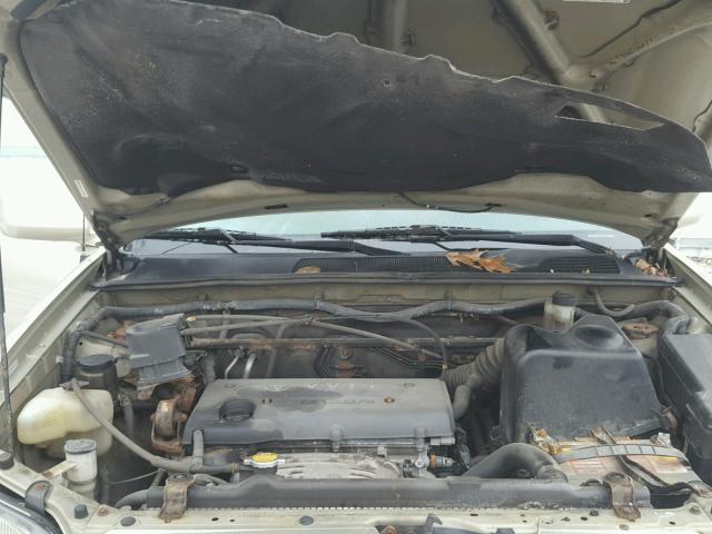 JTEGD21A110009860 - 2001 TOYOTA HIGHLANDER TAN photo 7