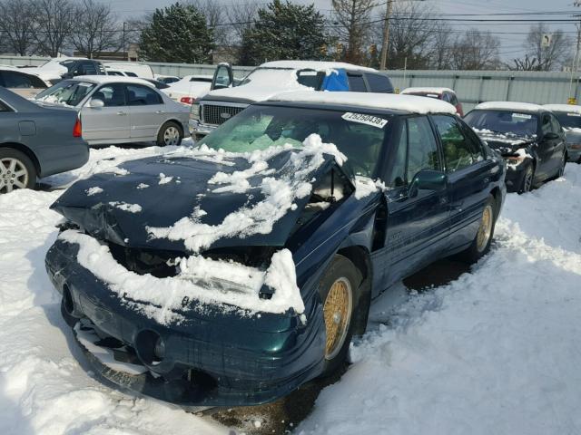 1G2HZ52K0WH224291 - 1998 PONTIAC BONNEVILLE GREEN photo 2