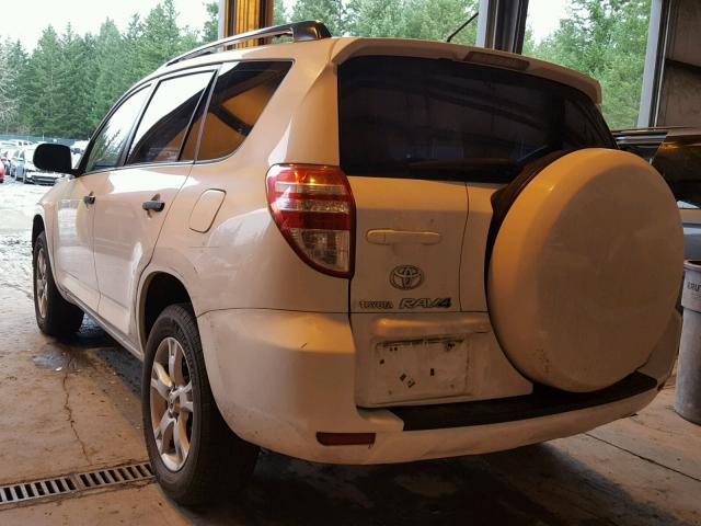 JTMBF33V99D007101 - 2009 TOYOTA RAV4 WHITE photo 3