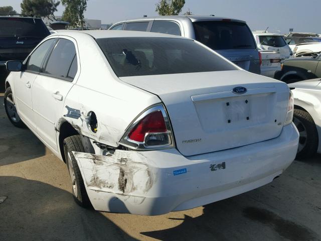 3FAHP07Z86R243105 - 2006 FORD FUSION SE WHITE photo 3