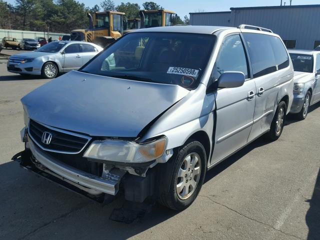 5FNRL18963B059759 - 2003 HONDA ODYSSEY EX SILVER photo 2