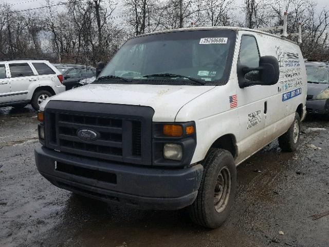 1FTNE24L58DB32716 - 2008 FORD ECONOLINE WHITE photo 2