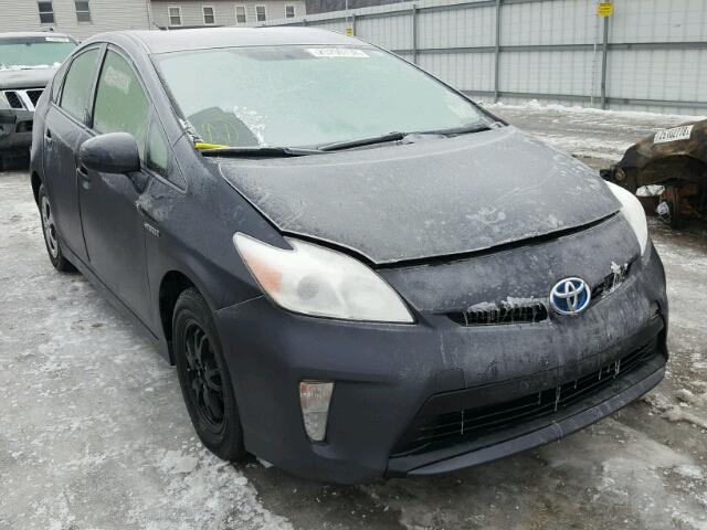 JTDKN3DU8D5550354 - 2013 TOYOTA PRIUS GRAY photo 1