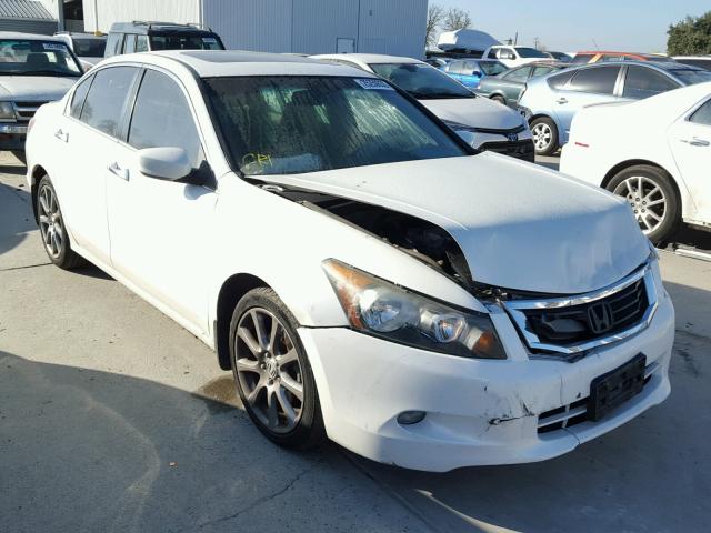 1HGCP36848A040614 - 2008 HONDA ACCORD EXL WHITE photo 1