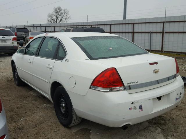 2G1WS551269349543 - 2006 CHEVROLET IMPALA POL WHITE photo 3