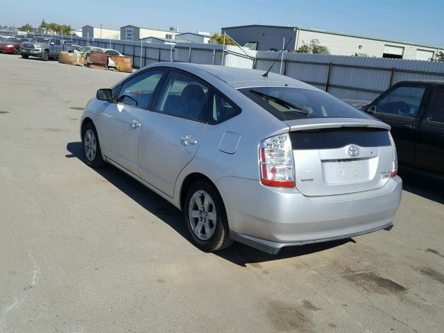 JTDKB20U877658510 - 2007 TOYOTA PRIUS SILVER photo 3