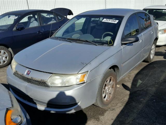 1G8AJ52F93Z147301 - 2003 SATURN ION LEVEL SILVER photo 2