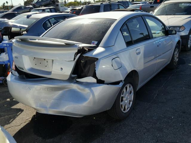 1G8AJ52F93Z147301 - 2003 SATURN ION LEVEL SILVER photo 4
