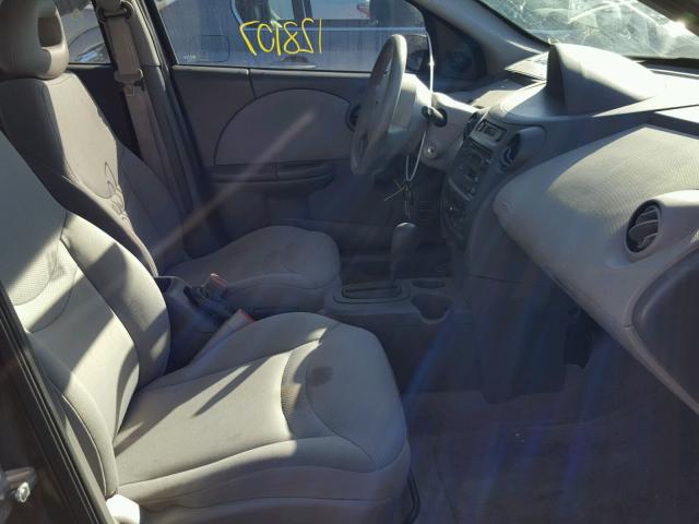 1G8AJ52F93Z147301 - 2003 SATURN ION LEVEL SILVER photo 5