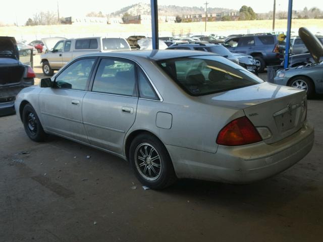 4T1BF28B61U146045 - 2001 TOYOTA AVALON XL SILVER photo 3