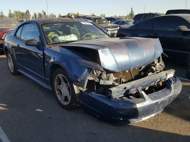 1FAFP42X6YF260182 - 2000 FORD MUSTANG GT BLUE photo 1