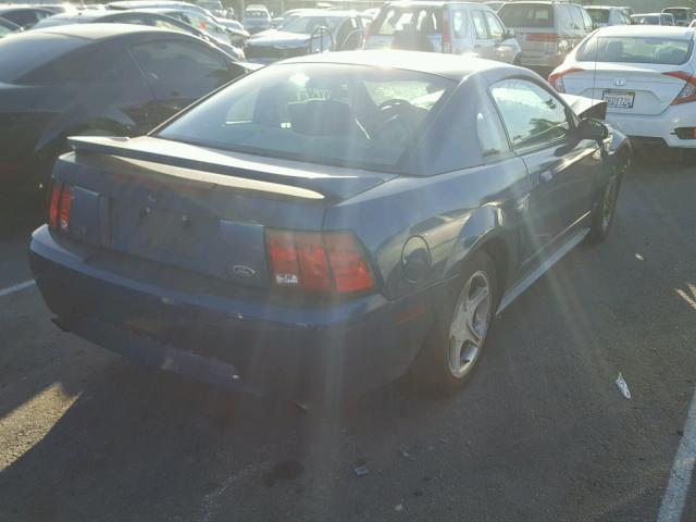 1FAFP42X6YF260182 - 2000 FORD MUSTANG GT BLUE photo 4