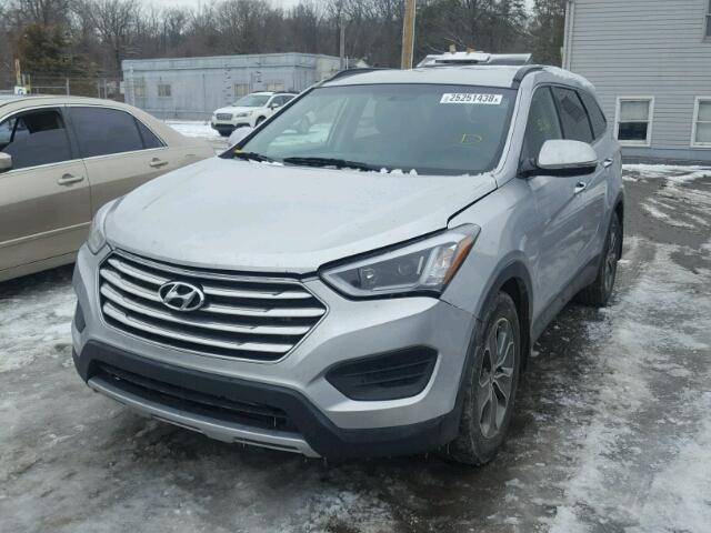 KM8SNDHF6EU057566 - 2014 HYUNDAI SANTA FE G SILVER photo 2