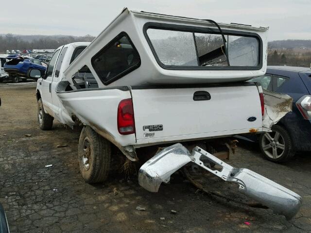 3FTNX21LX3MB38751 - 2003 FORD F250 SUPER WHITE photo 3