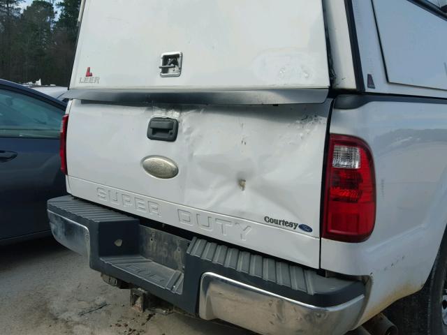 1FT7W2AT0CEA05157 - 2012 FORD F250 SUPER WHITE photo 9