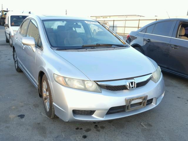 19XFA16869E015634 - 2009 HONDA CIVIC EX ვერცხლისფერი ფოტო 1