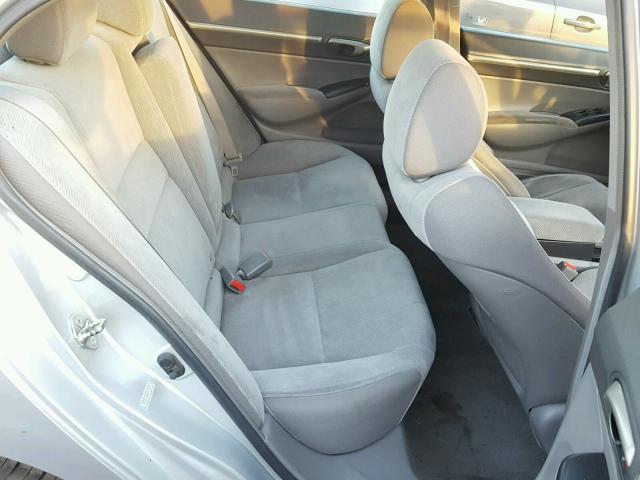 19XFA16869E015634 - 2009 HONDA CIVIC EX ვერცხლისფერი ფოტო 6