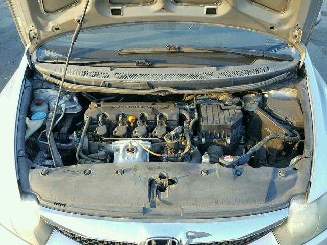 19XFA16869E015634 - 2009 HONDA CIVIC EX ვერცხლისფერი ფოტო 7