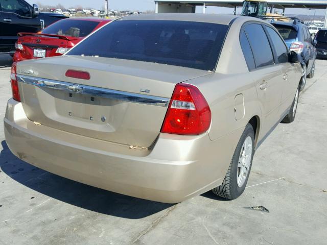 1G1ZS58F47F315648 - 2007 CHEVROLET MALIBU LS GOLD photo 4