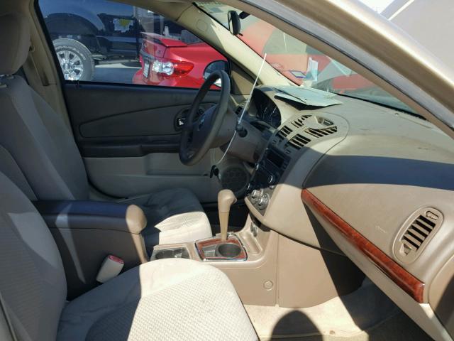 1G1ZS58F47F315648 - 2007 CHEVROLET MALIBU LS GOLD photo 5
