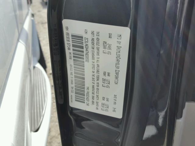 2C3LA63H47H658932 - 2007 CHRYSLER 300C BLACK photo 10