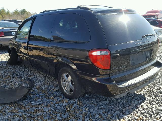 2D4GP44L27R216778 - 2007 DODGE GRAND CARA BLACK photo 3