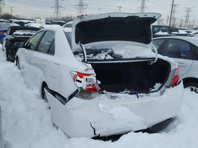 4T1BF1FK3CU567821 - 2012 TOYOTA CAMRY BASE WHITE photo 3