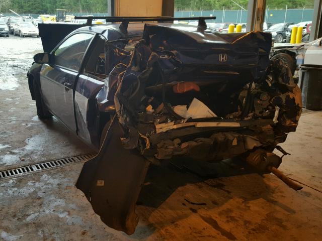 1HGEM219X4L050056 - 2004 HONDA CIVIC EX BLUE photo 3