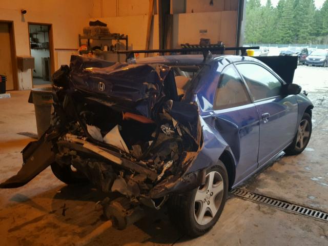 1HGEM219X4L050056 - 2004 HONDA CIVIC EX BLUE photo 4