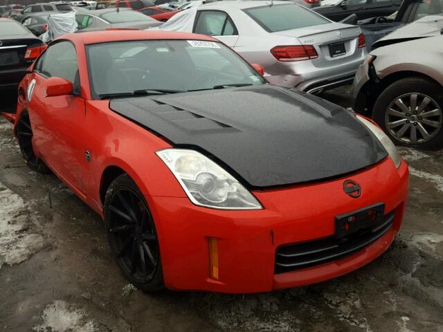 JN1BZ34D18M701540 - 2008 NISSAN 350Z COUPE RED photo 1