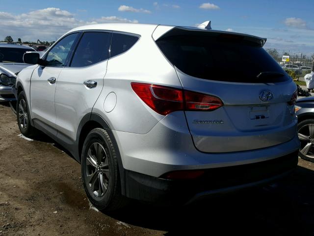 5XYZT3LB3EG203334 - 2014 HYUNDAI SANTA FE S SILVER photo 3