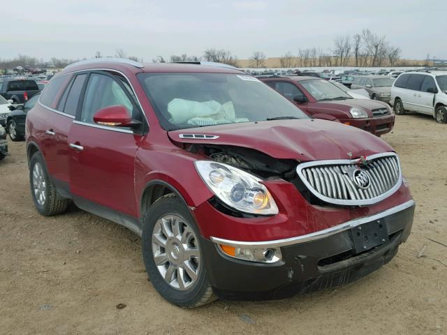 5GAKVCED0CJ391013 - 2012 BUICK ENCLAVE MAROON photo 1