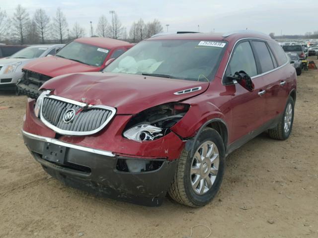 5GAKVCED0CJ391013 - 2012 BUICK ENCLAVE MAROON photo 2