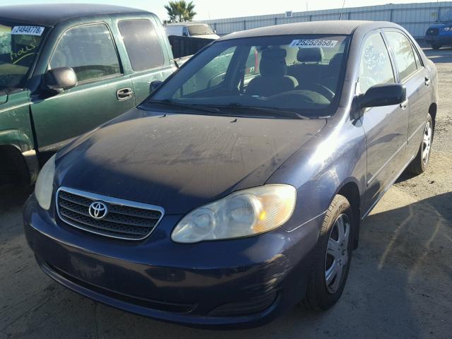 2T1BR32E75C873928 - 2005 TOYOTA COROLLA CE BLUE photo 2