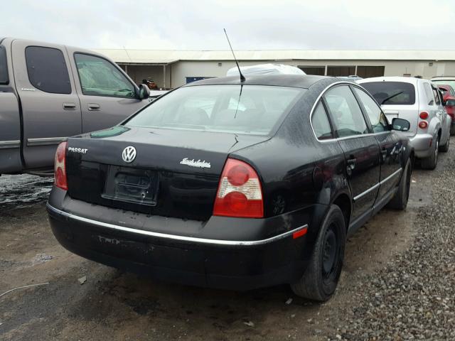 WVWPD63B41E116941 - 2001 VOLKSWAGEN PASSAT GLS BLACK photo 4