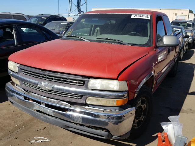 2GCEC19V0X1223946 - 1999 CHEVROLET SILVERADO RED photo 2