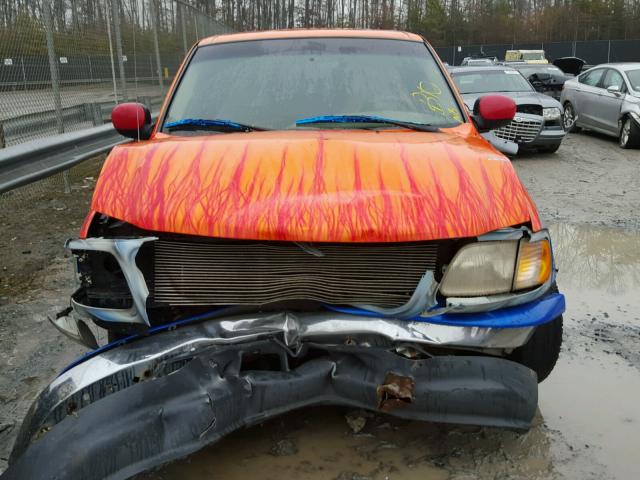 1FTRX07W6YKA36529 - 2000 FORD F150 TWO TONE photo 9