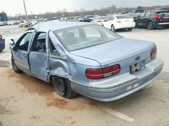 1G1BL53E1NR154524 - 1992 CHEVROLET CAPRICE BLUE photo 3